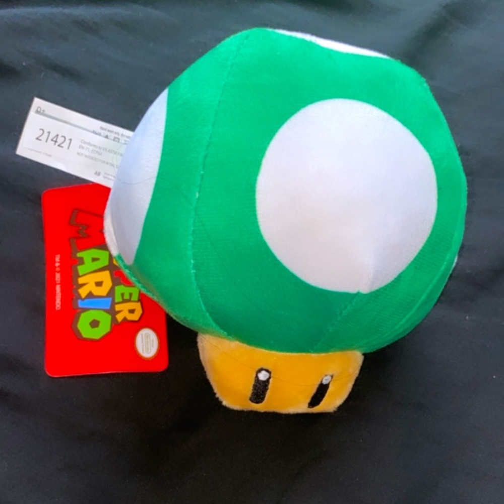 Green Plush Mario Toy